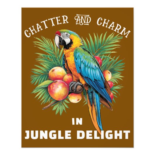 Macaw Foto Afdruk (Voorkant)