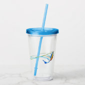 Macaw Kite Acryl Drinkbeker (Achterkant)