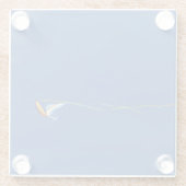 Macaw Kite Glazen Onderzetter (Achterkant)