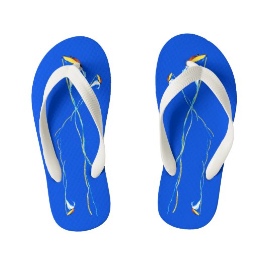 Macaw Kite Kinder Teenslippers (Voetbed)