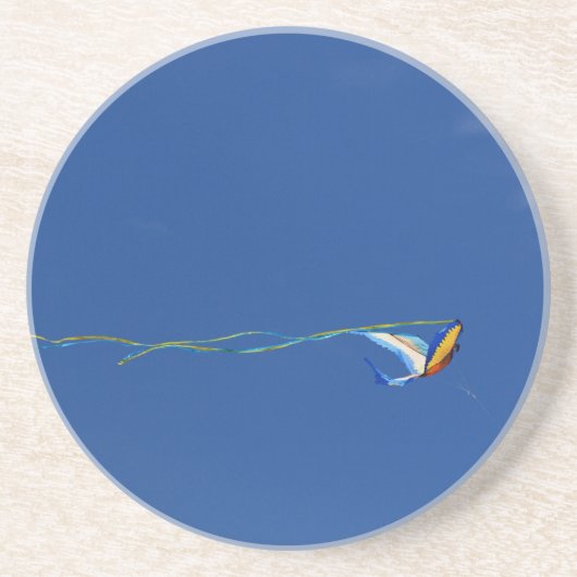 Macaw Kite Zandsteen Onderzetter (Voorkant)