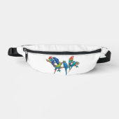 Macaw Kleurrijke Vogels Fanny Pack Heuptasje (Voorkant)