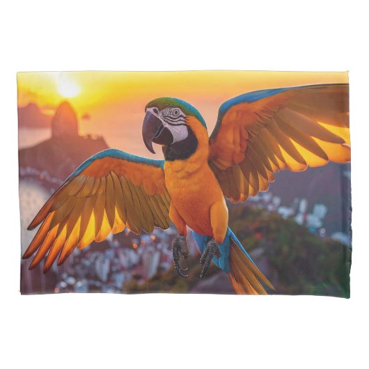 Macaw Kussensloop (Voorkant)