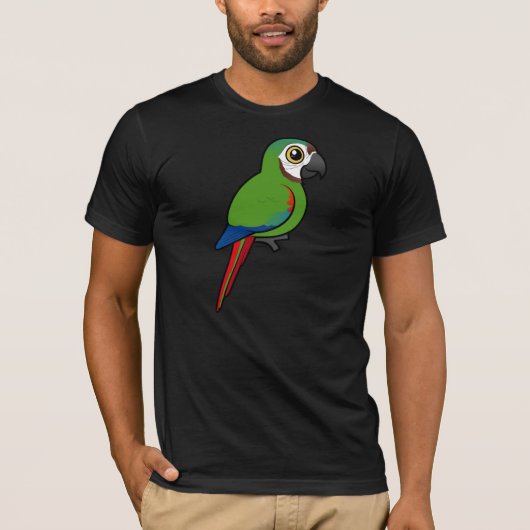 Macaw, met de kastanjevoorkant t-shirt (Voorkant)
