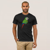 Macaw, met de kastanjevoorkant t-shirt (Voorkant volledig)