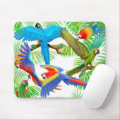 Macaw Oerwoud Mousepad Muismat (Met muis)