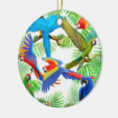 Macaw Oerwoud Ornament (Links)