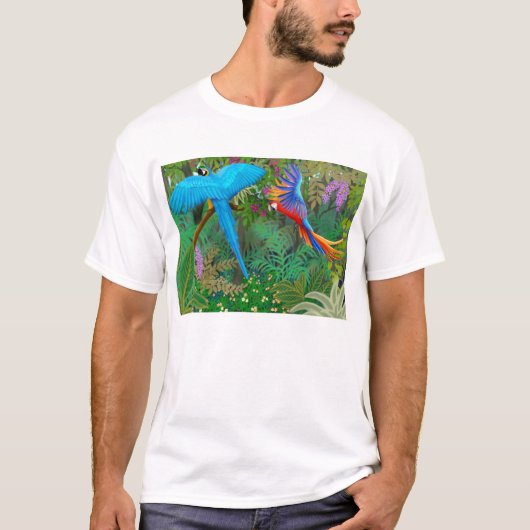Macaw Oerwoud T-Shirt (Voorkant)