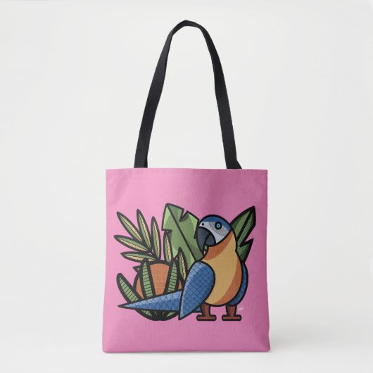 Macaw papegaai Canvas tassen (Voorkant)
