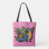 Macaw papegaai Canvas tassen (Achterkant)