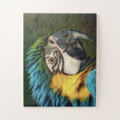 Macaw papegaai vogel dier legpuzzel (Verticaal)