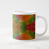Macaw papegaaierkaleidoscoop grote koffiekop (Rechts)