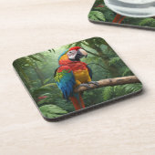 Macaw Parrot Bier Onderzetter (Linkerzijde)