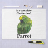 Macaw Parrot Bird Chatterbox Funny Birthday Tissuepapier (Craft)