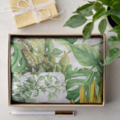 Macaw Parrot Blue Yellow Tropical Waterverf Tissuepapier (Geschenk)