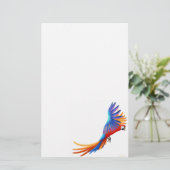 Macaw Parrot Briefpapier (Staand voorkant)