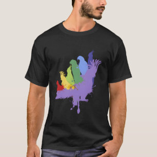 Macaw Parrot Cockatiel Gift Design voor vogelliefh T-shirt