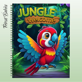 Macaw Parrot Cute Bird Jungle Welcome Animal 🐦 Notitieboek