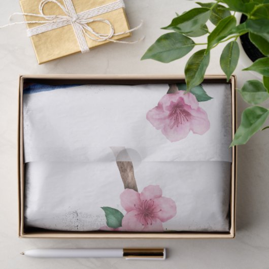 Macaw Parrot Eucalyptus Waterverf tissue paper Tissuepapier (Geschenk)