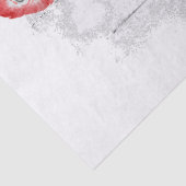 Macaw Parrot Eucalyptus Waterverf Tissuepapier (Detail)