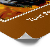 Macaw Parrot Face Creëer Uw eigen offerte Poster (Hoek)