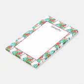 Macaw Parrot gepersonaliseerd Post-it® Notes (Schuin)