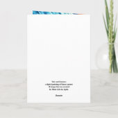 Macaw Parrot Happy Birthday Kaart (Achterkant)