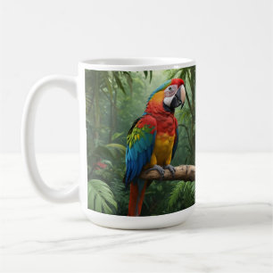 Macaw Parrot in het Oerwoud Koffiemok