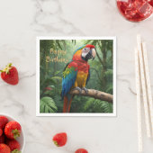 Macaw Parrot in het Oerwoud Servet (Insitu)