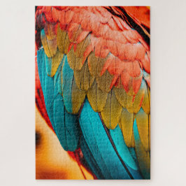 Macaw Parrot is dicht bij elkaar Legpuzzel