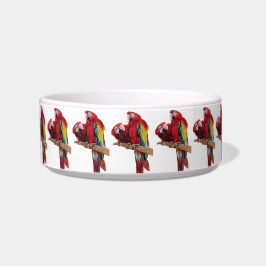 Macaw parrot Macaws rode vogels Drink Bowl Voerbakje