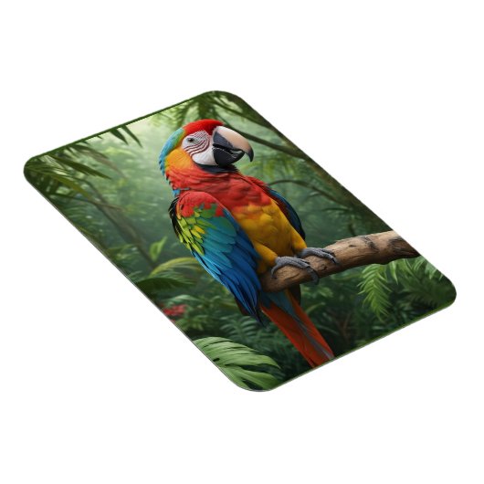 Macaw Parrot Magneet (Rechterzijde)