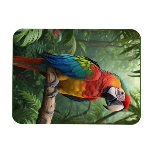Macaw Parrot Magneet (Horizontaal)