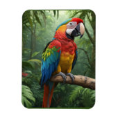 Macaw Parrot Magneet (Verticaal)