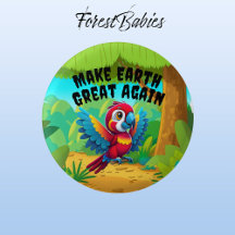 Macaw Parrot Make Earth Great Again voor het milie