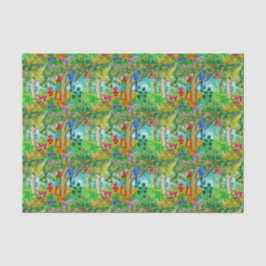 Macaw Parrot Oerwoud Kunststofpapier Tissuepapier