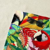Macaw Parrot Paper Craft Strandlaken (In situ)