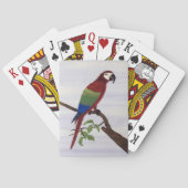 Macaw Parrot Pokerkaarten (Achterkant)