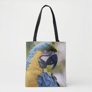 Macaw Parrot Profiel Portret Foto Tote Bag