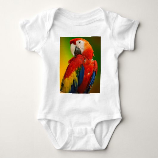Macaw parrot romper (Voorkant)