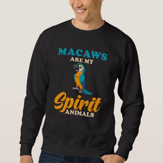 Macaw Parrot Spirit Animal Trui (Voorkant)