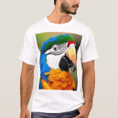 Macaw Parrot T-Shirt (Voorkant)