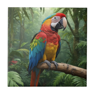 Macaw Parrot Tegeltje