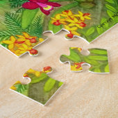 Macaw Parrot Tropisch Oerwoud Jigzaag Puzzle Legpuzzel (Zijkant)
