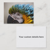 Macaw Parrot - Visitekaartje (Voorkant / Achterkant)