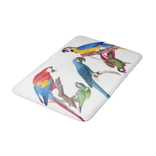 Macaw Parrot Vogels Dier Wildlife Bath Mat (Gekanteld)