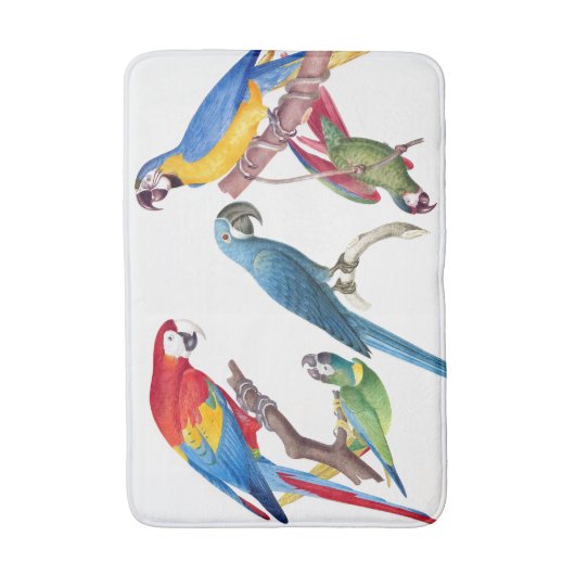 Macaw Parrot Vogels Dier Wildlife Bath Mat (Voorkant Verticaal)