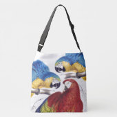 Macaw Parrot Vogels Wilde dieren Canvas tas (Achterkant)