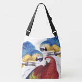 Macaw Parrot Vogels Wilde dieren Canvas tas (Voorkant)