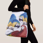 Macaw Parrot Vogels Wilde dieren Canvas tas (Dichtbij)